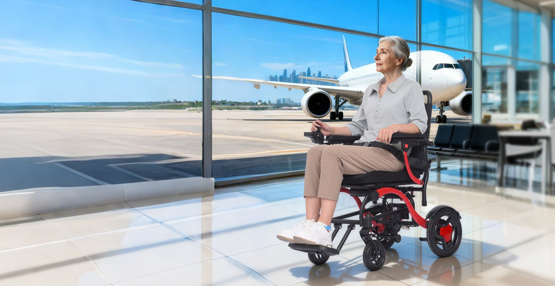 Reisen mit einem faltbaren Elektrorollstuhl: Alle Tipps für den sicheren Flug