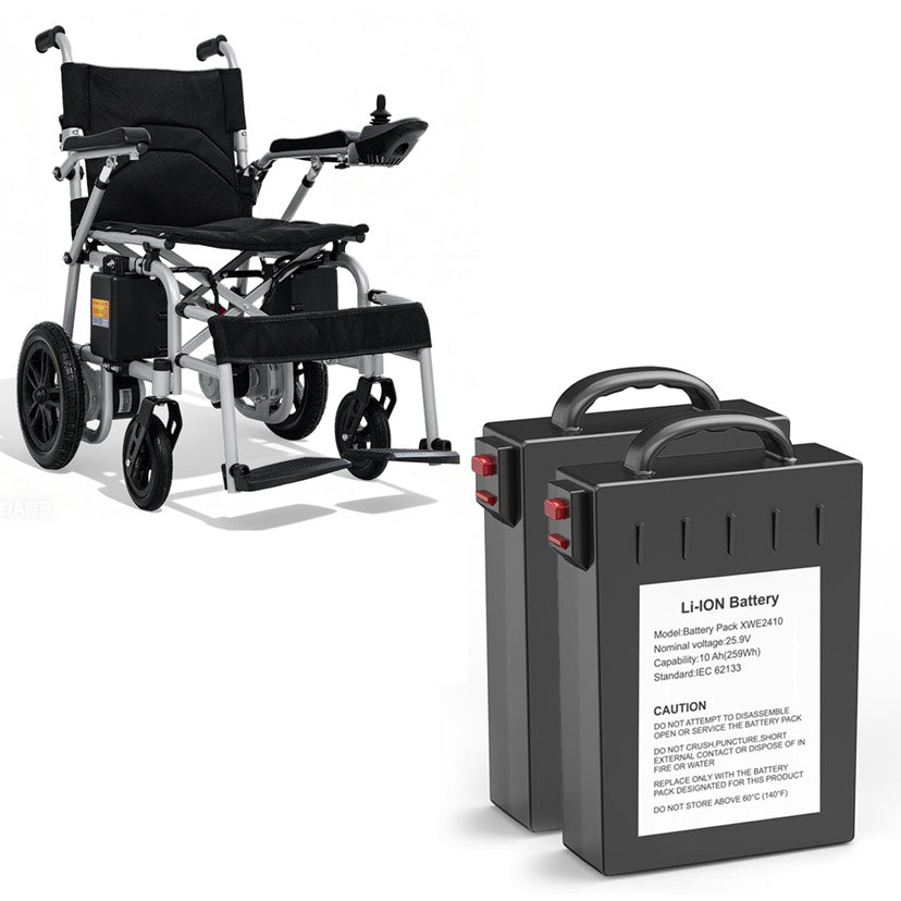 Nova-1 Faltbarer Elektrorollstuhl | Dual-Akku, lange Fahrzeit