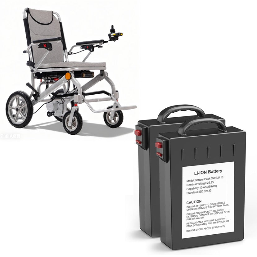 Nova-2 Faltbarer Elektrorollstuhl |Doppelte Akku für extra lange Reichweite