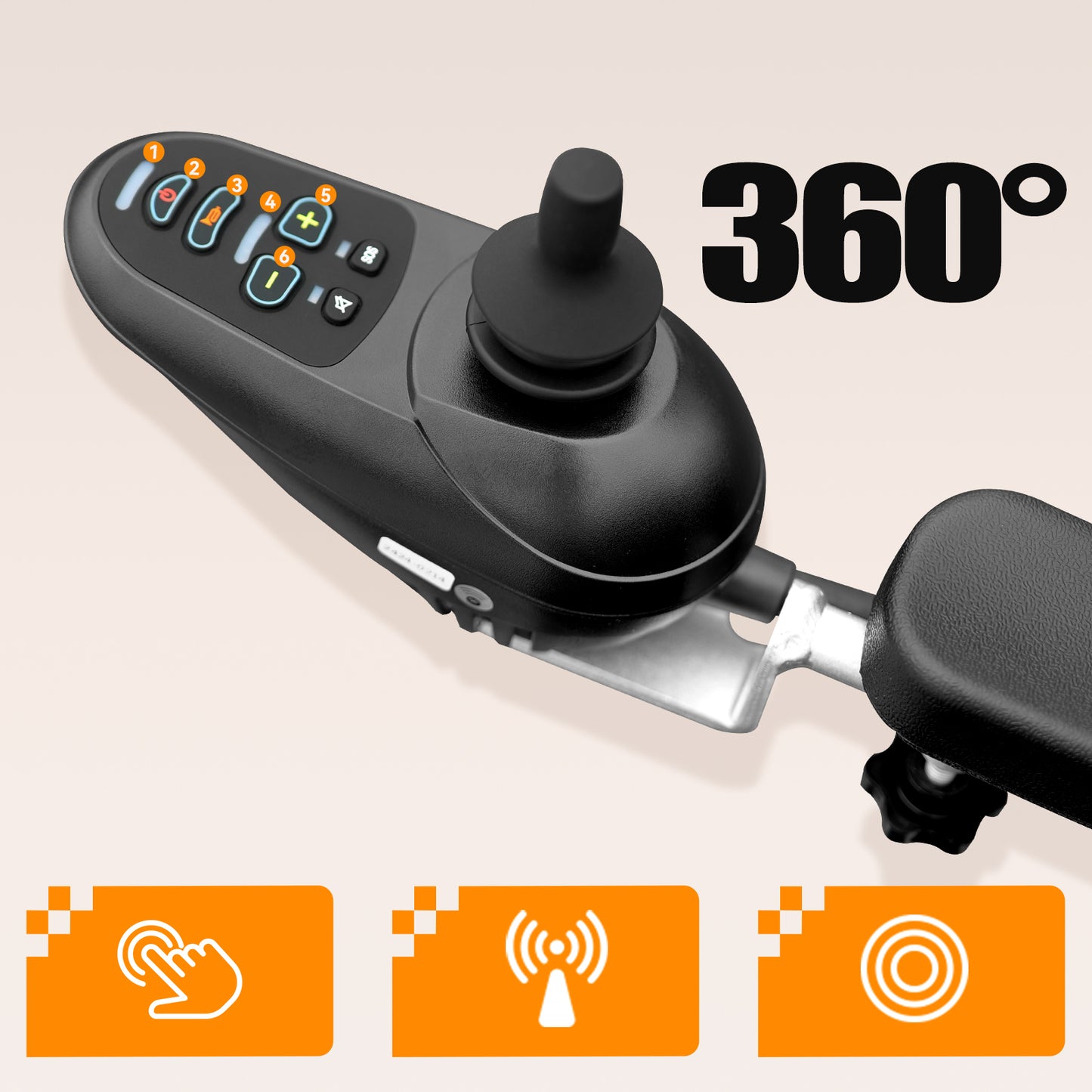 Nova-5 Elektrischer Faltrollstuhl | 21 kg Leichtgewicht, 500W Motor, bis 20 km Reichweite