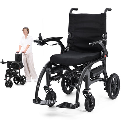 Nova-1 Carbon Elektrorollstuhl | Ultraleicht (13,8 kg), faltbar, mit Doppelakku bis 25 km Reichweite