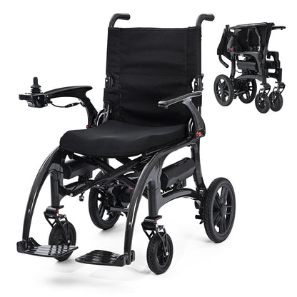 Nova-1 Carbon Elektrorollstuhl | Ultraleicht (13,8 kg), faltbar, mit Doppelakku bis 25 km Reichweite