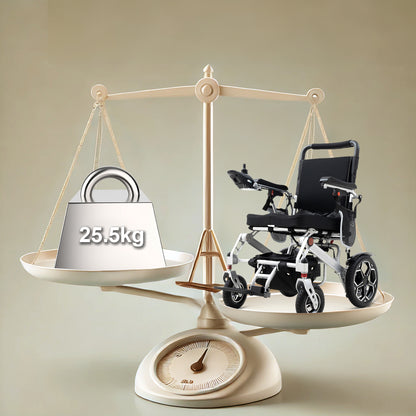 Nova-8 Elektrischer Rollstuhl | Faltbar, 20 km Reichweite, 150 kg Belastbarkeit