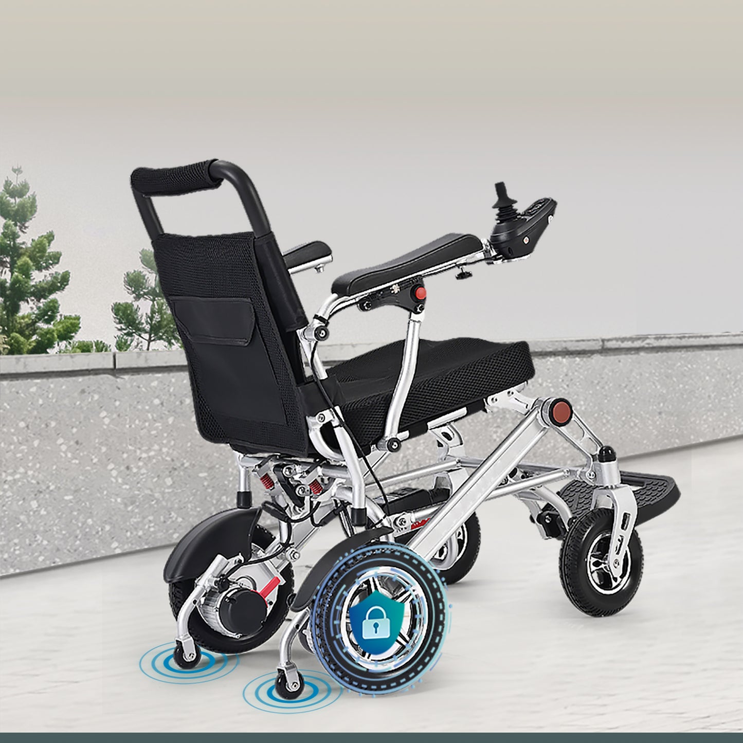 Nova-8 Elektrischer Rollstuhl | Faltbar, 20 km Reichweite, 150 kg Belastbarkeit