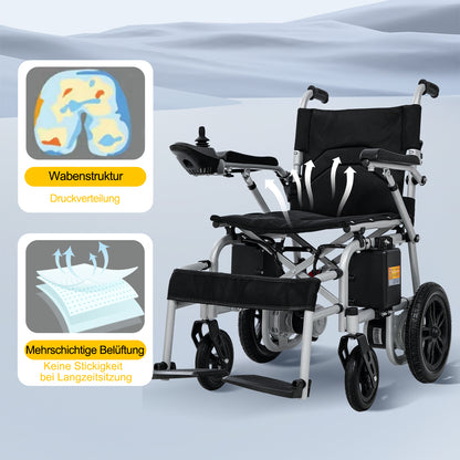 Nova-1 Faltbarer Elektrorollstuhl | Dual-Akku, lange Fahrzeit