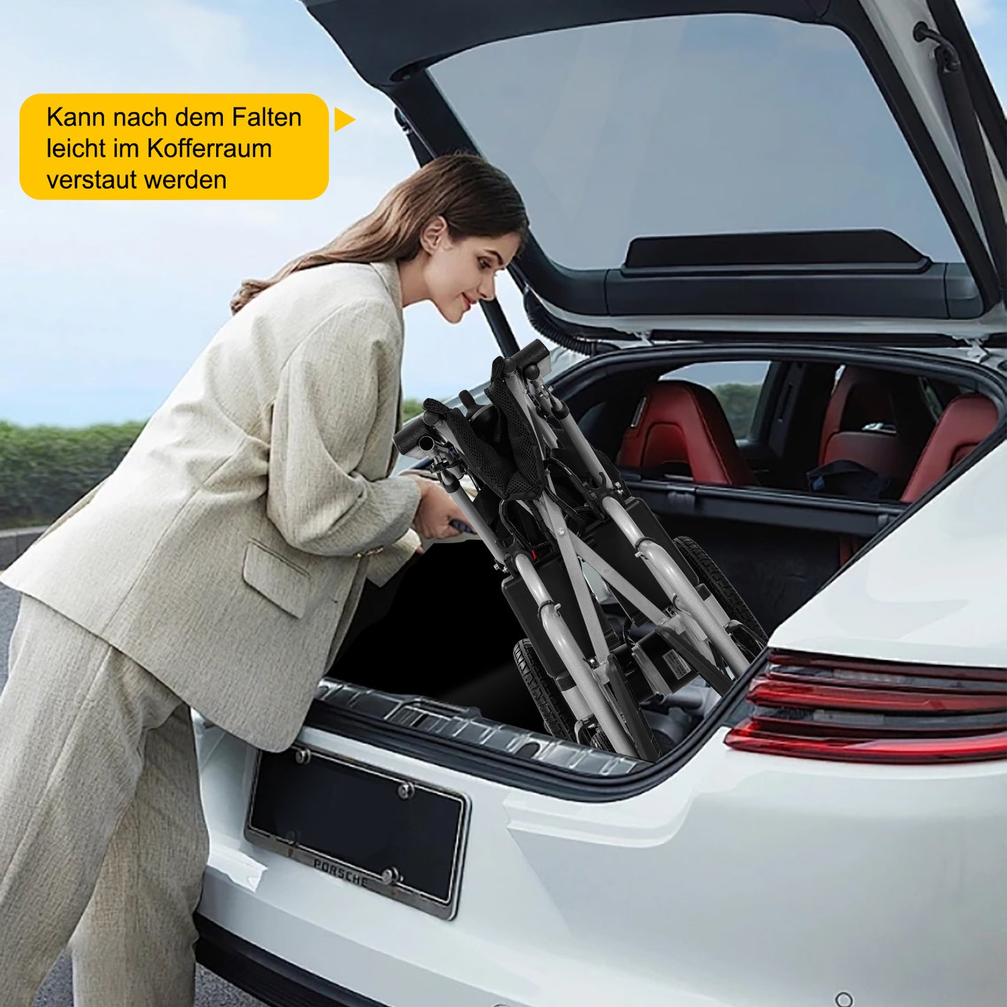 Nova-1 Faltbarer Elektrorollstuhl | Dual-Akku, lange Fahrzeit