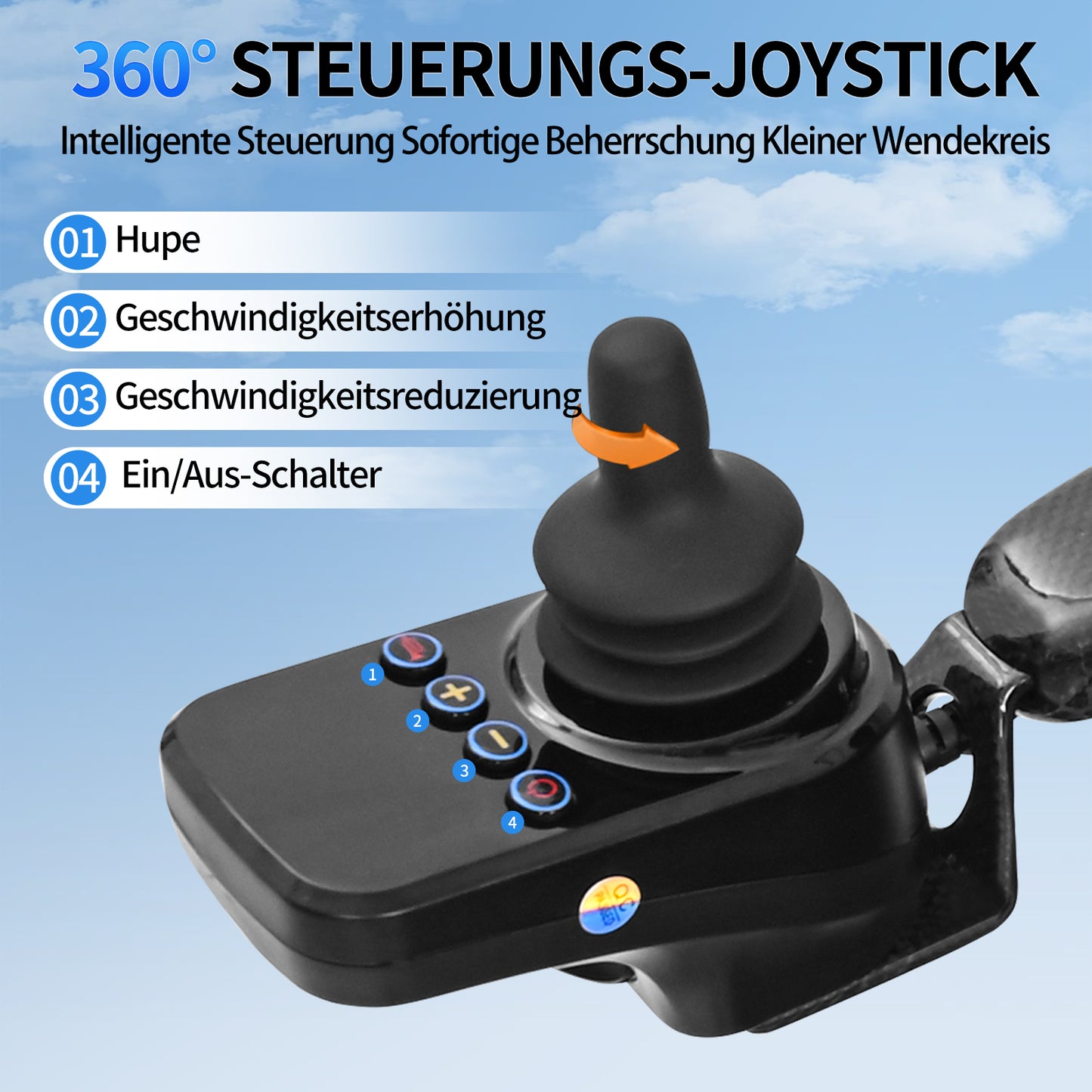 Nova-1 Carbon Elektrorollstuhl | Ultraleicht (13,8 kg), faltbar, mit Doppelakku bis 25 km Reichweite