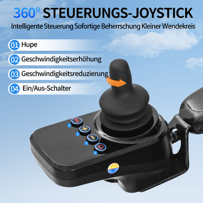 Nova-1 Carbon Elektrorollstuhl | Ultraleicht (13,8 kg), faltbar, mit Doppelakku bis 25 km Reichweite