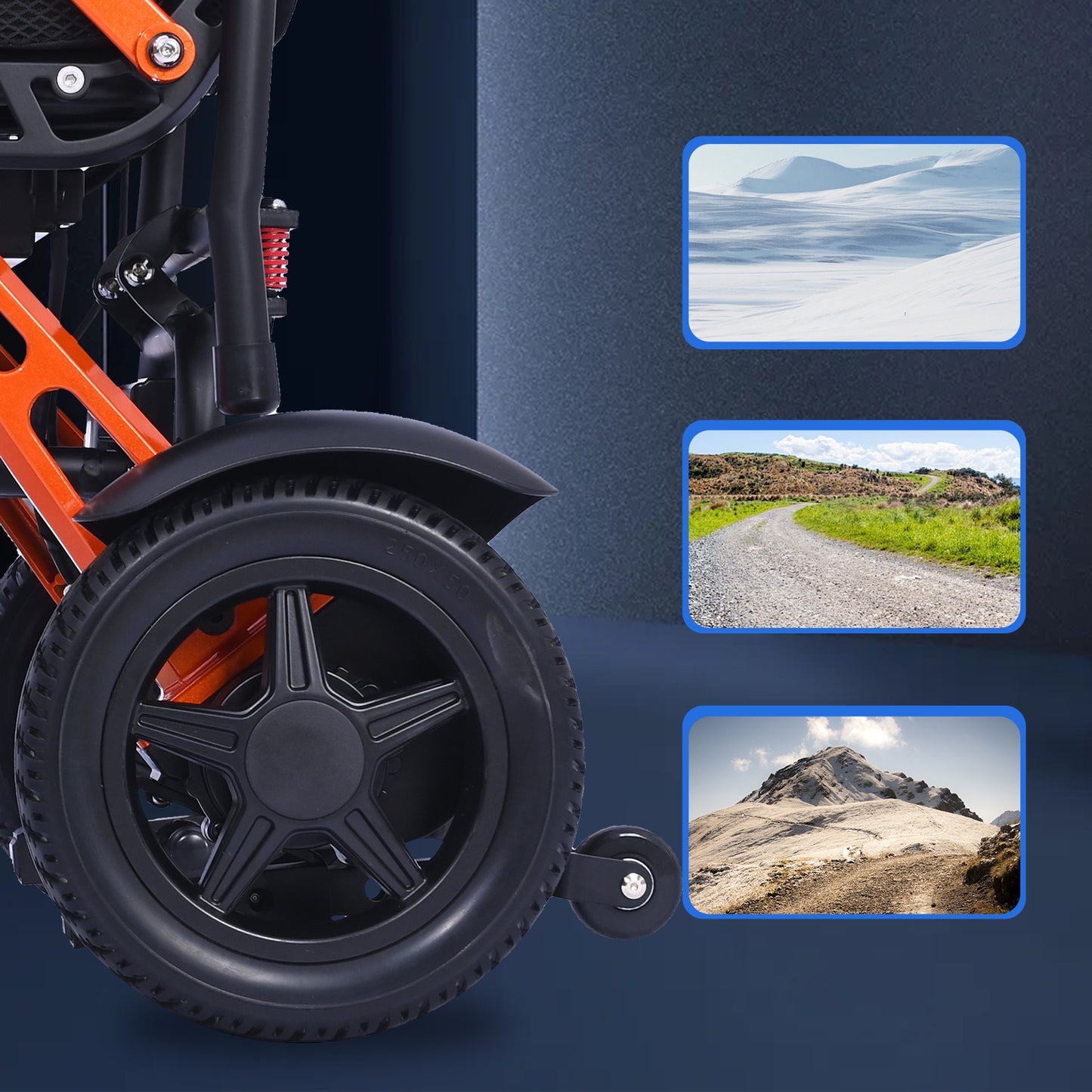 Nova-7 Elektrorollstuhl aus Magnesiumlegierung | Ultraleicht (16,5 kg), faltbar & bis 150 kg belastbar