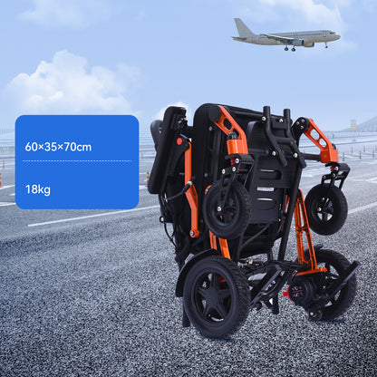 Nova-7 Elektrorollstuhl aus Magnesiumlegierung | Ultraleicht (16,5 kg), faltbar & bis 150 kg belastbar