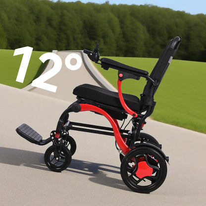 Nova-4 Premium E-Rollstuhl | 16,6 kg ultraleicht, faltbar, Lithium-Batterie bis 20 km