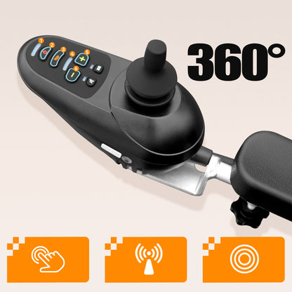 Nova-5 Elektrischer Faltrollstuhl | 21 kg Leichtgewicht, 500W Motor, bis 20 km Reichweite